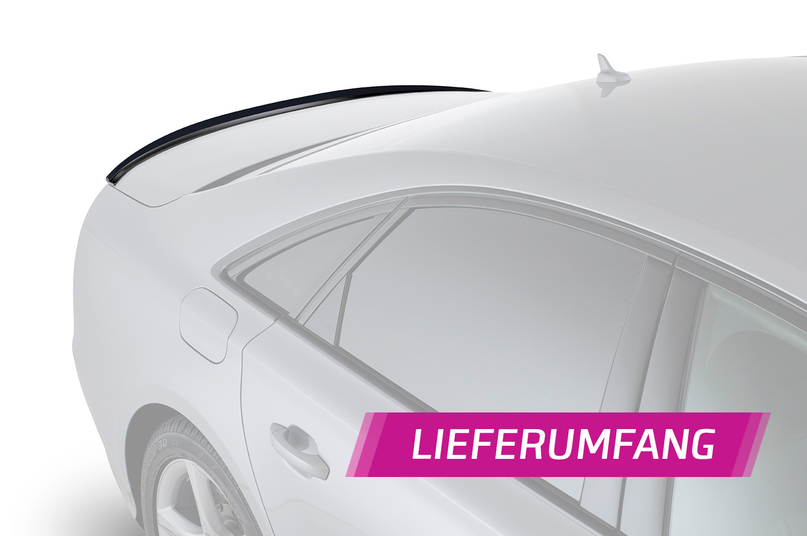 Becquet / Extension CAP pour Audi A8 / S8 D4 (Typ 4H) toutes carrosseries (2009-2017) - Fabriqué en ABS (6 finitions au choix)