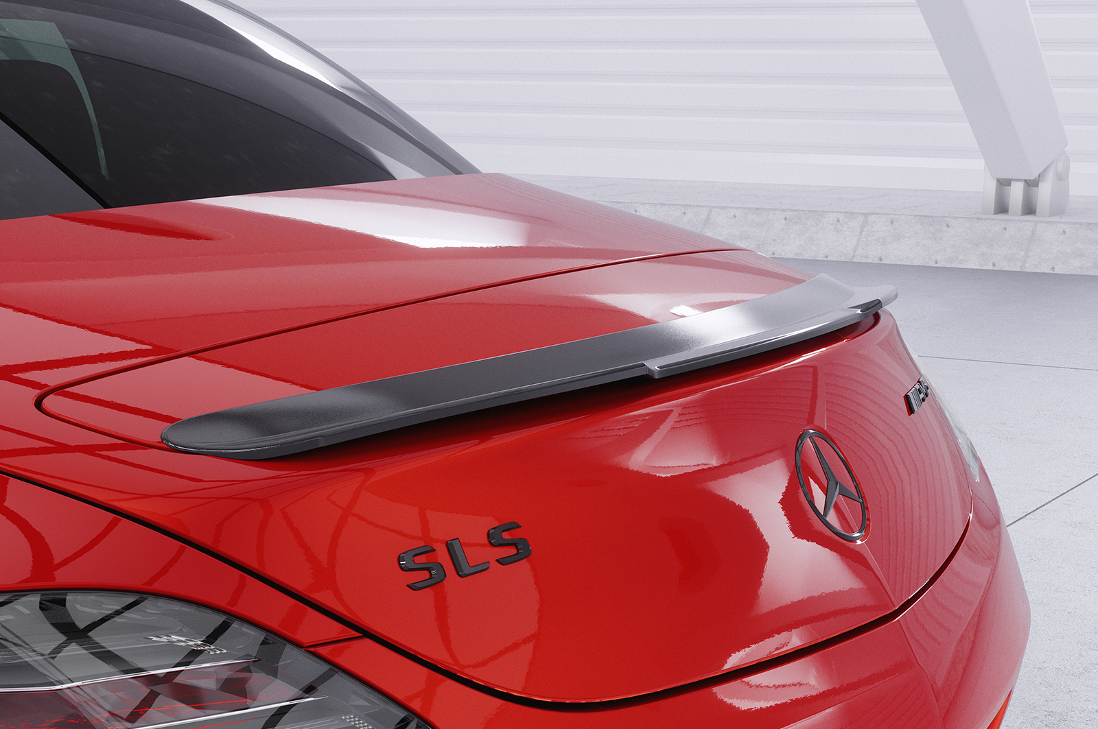 Becquet / Extension CAP pour Mercedes-Benz SLS AMG (C197 / R197) coupé / Roadster (2009-06/2014) - Fabriqué en ABS (6 finitions au choix)