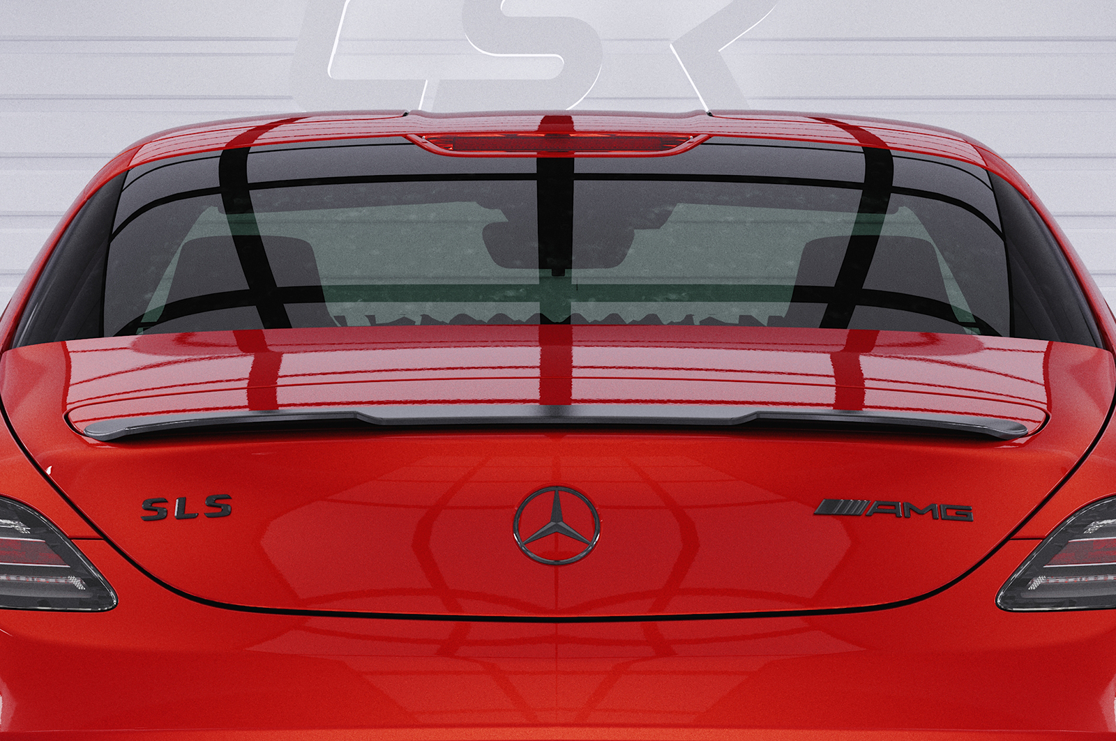 Becquet / Extension CAP pour Mercedes-Benz SLS AMG (C197 / R197) coupé / Roadster (2009-06/2014) - Fabriqué en ABS (6 finitions au choix)