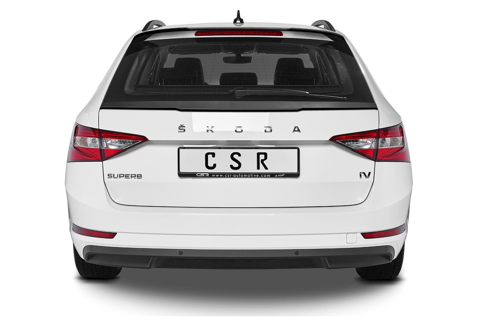 Becquet / Extension CAP pour Skoda Superb III (Typ 3V) break (depuis 2015) - Fabriqué en ABS (6 finitions au choix)