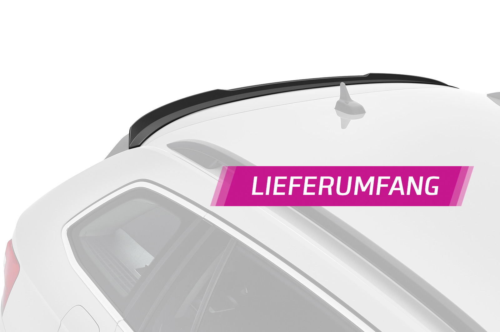 Becquet / Extension CAP pour Skoda Superb III (Typ 3V) break (depuis 2015) - Fabriqué en ABS (6 finitions au choix)