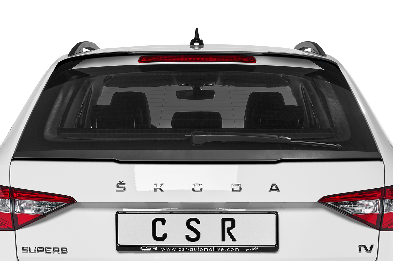 Becquet / Extension CAP pour Skoda Superb III (Typ 3V) break (depuis 2015) - Fabriqué en ABS (6 finitions au choix)