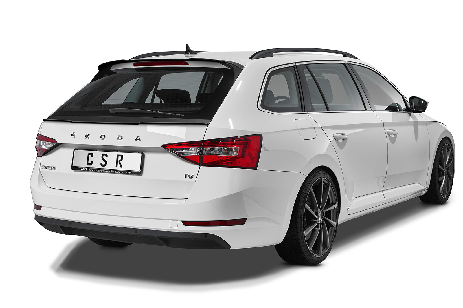 Becquet / Extension CAP pour Skoda Superb III (Typ 3V) break (depuis 2015) - Fabriqué en ABS (6 finitions au choix)