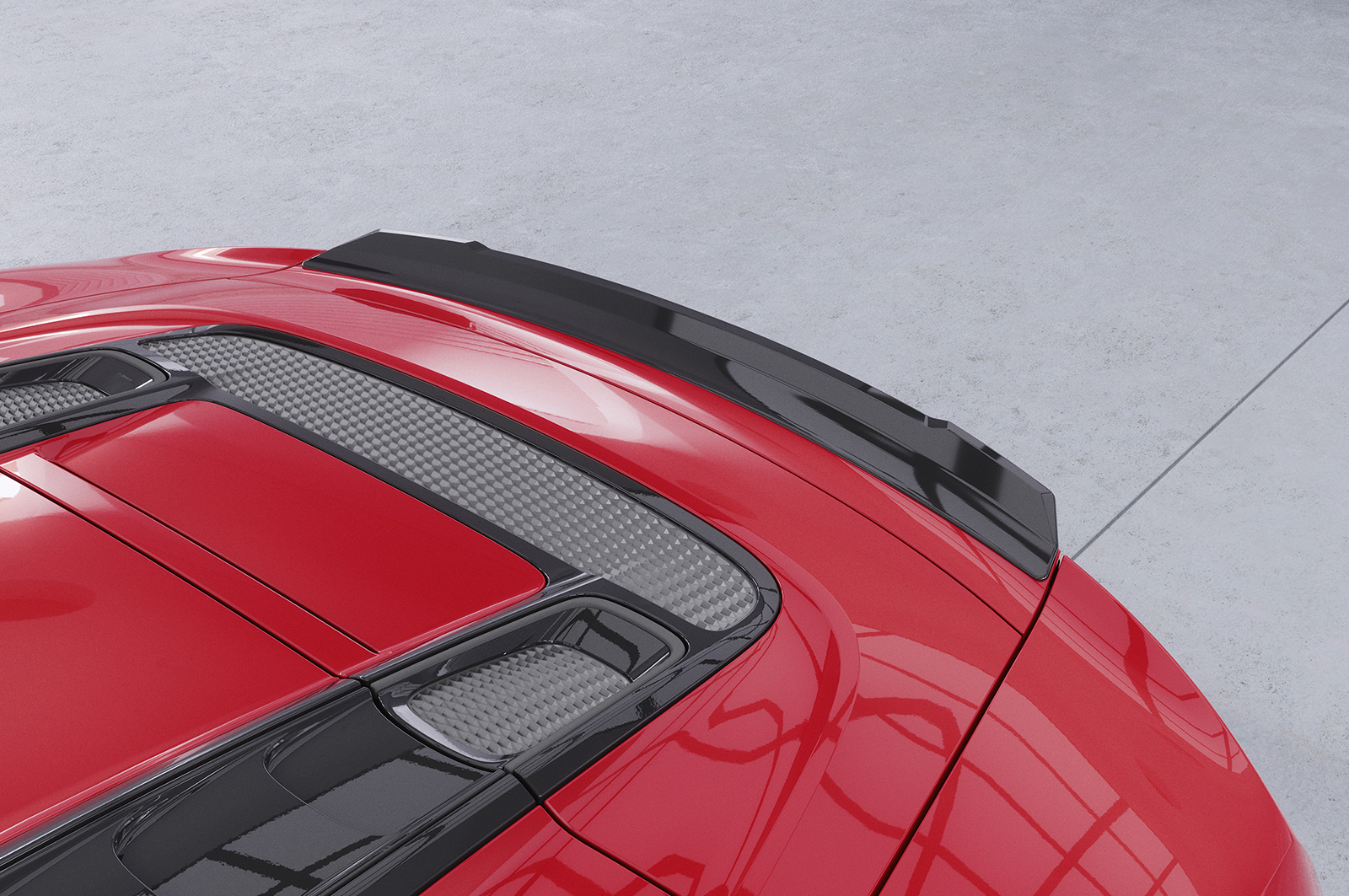 Becquet / Extension CAP pour Audi R8 4S Spyder (depuis 2015) - Fabriqué en ABS (6 finitions au choix)