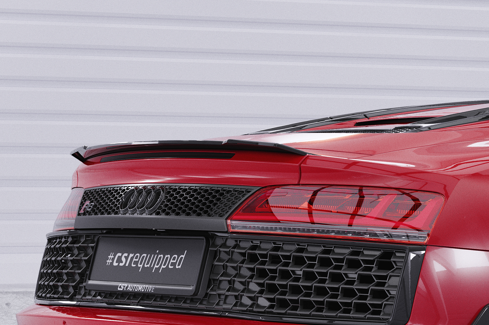 Becquet / Extension CAP pour Audi R8 4S Spyder (depuis 2015) - Fabriqué en ABS (6 finitions au choix)