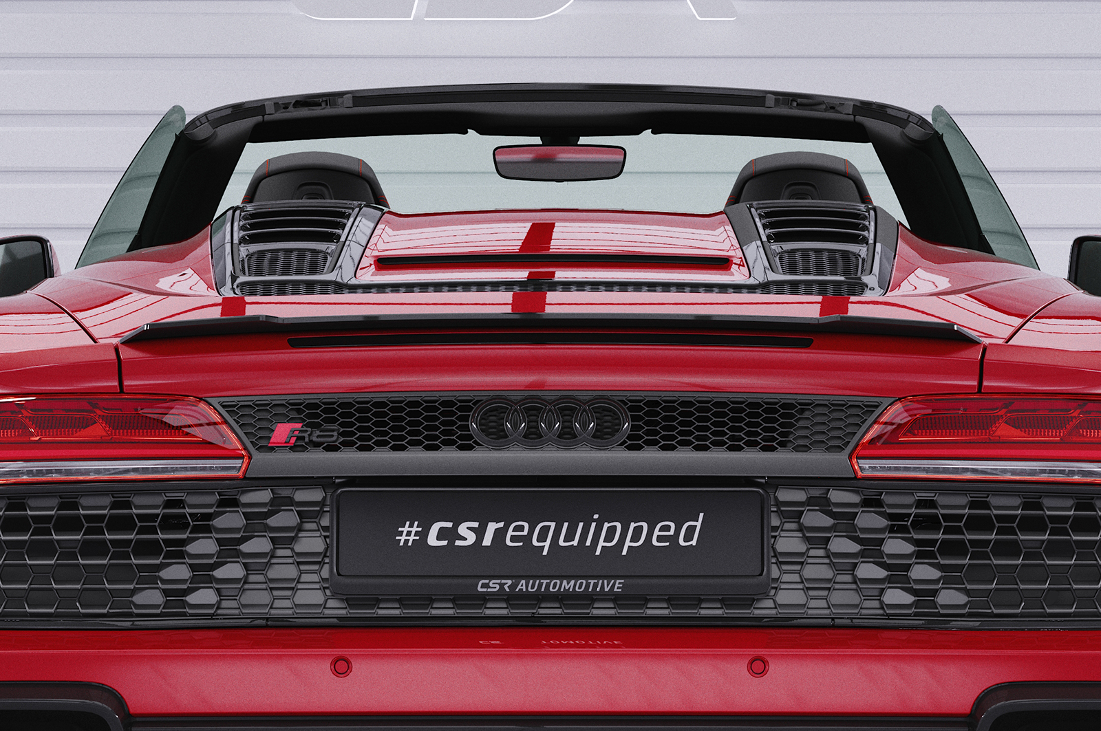 Becquet / Extension CAP pour Audi R8 4S Spyder (depuis 2015) - Fabriqué en ABS (6 finitions au choix)
