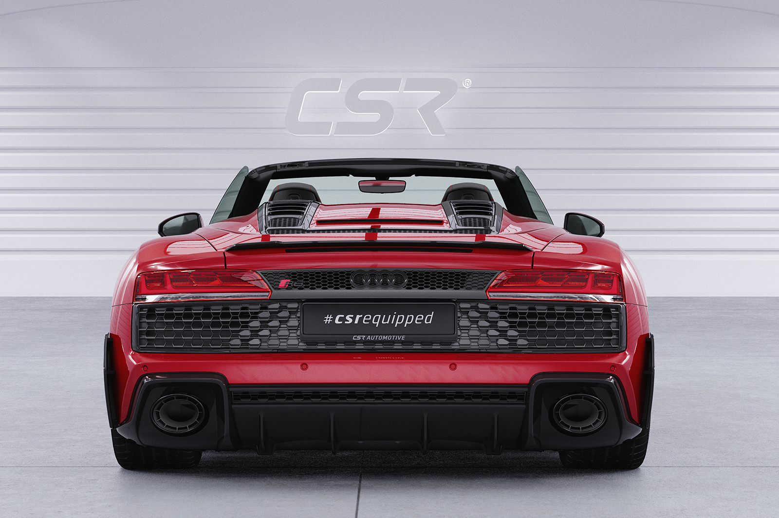 Becquet / Extension CAP pour Audi R8 4S Spyder (depuis 2015) - Fabriqué en ABS (6 finitions au choix)
