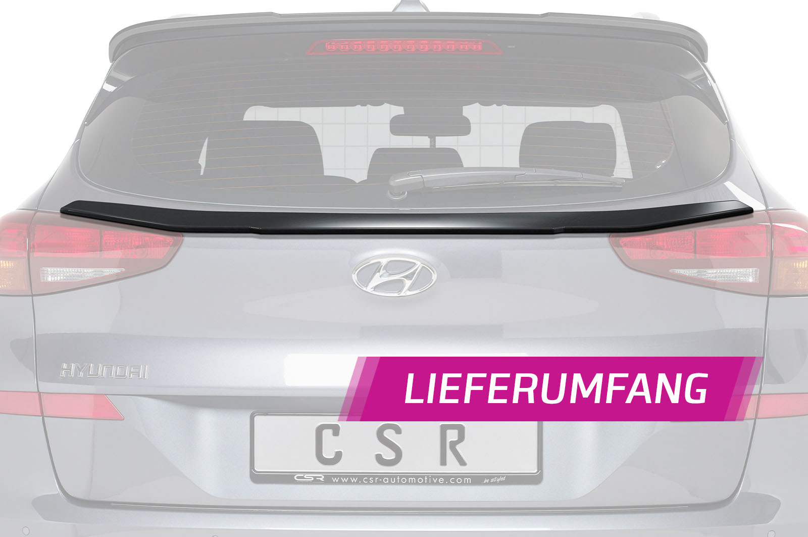 Becquet / Extension CAP pour Hyundai Tucson (TL) toutes carrosseries (2015-2020) - Fabriqué en ABS (6 finitions au choix)