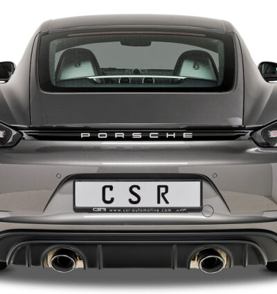Becquet / Extension CAP pour Porsche 718 Cayman (Typ 982) toutes carrosseries (depuis 2016) - Fabriqué en ABS (6 finitions au choix)