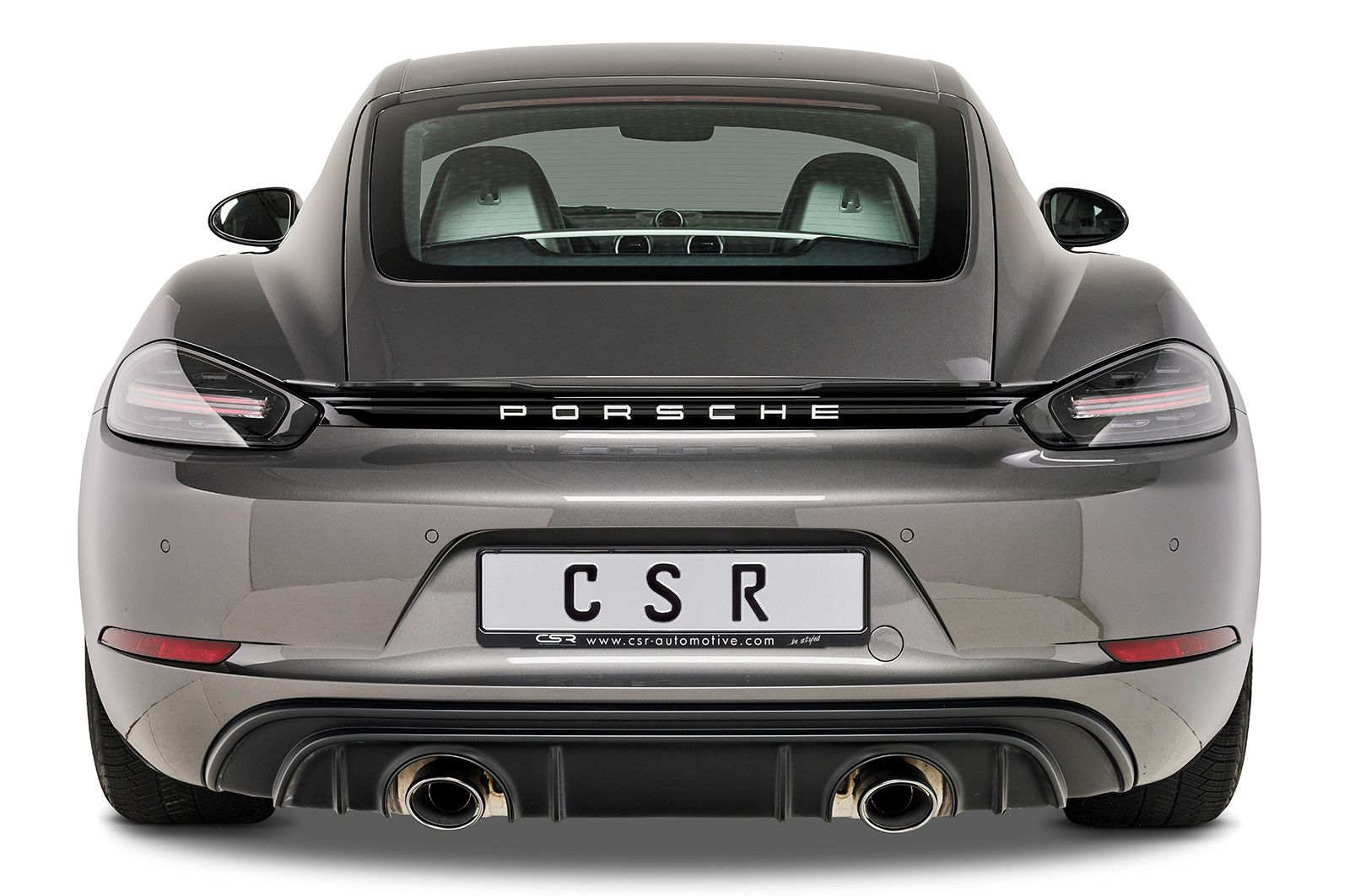 Becquet / Extension CAP pour Porsche 718 Cayman (Typ 982) toutes carrosseries (depuis 2016) - Fabriqué en ABS (6 finitions au choix)
