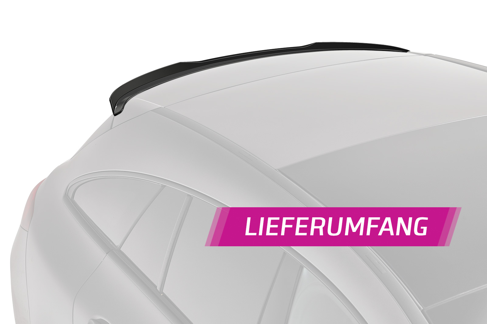 Becquet / Extension CAP pour Mercedes-Benz CLA X118 Shooting Brake (depuis 2019) - Fabriqué en ABS (6 finitions au choix)