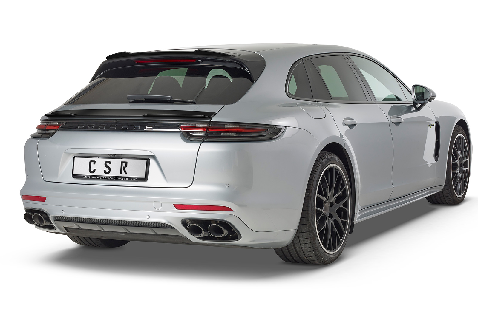 Becquet / Extension CAP pour Porsche Panamera 2 (Typ 971) Sport Turismo (depuis 2017) - Fabriqué en ABS (6 finitions au choix)