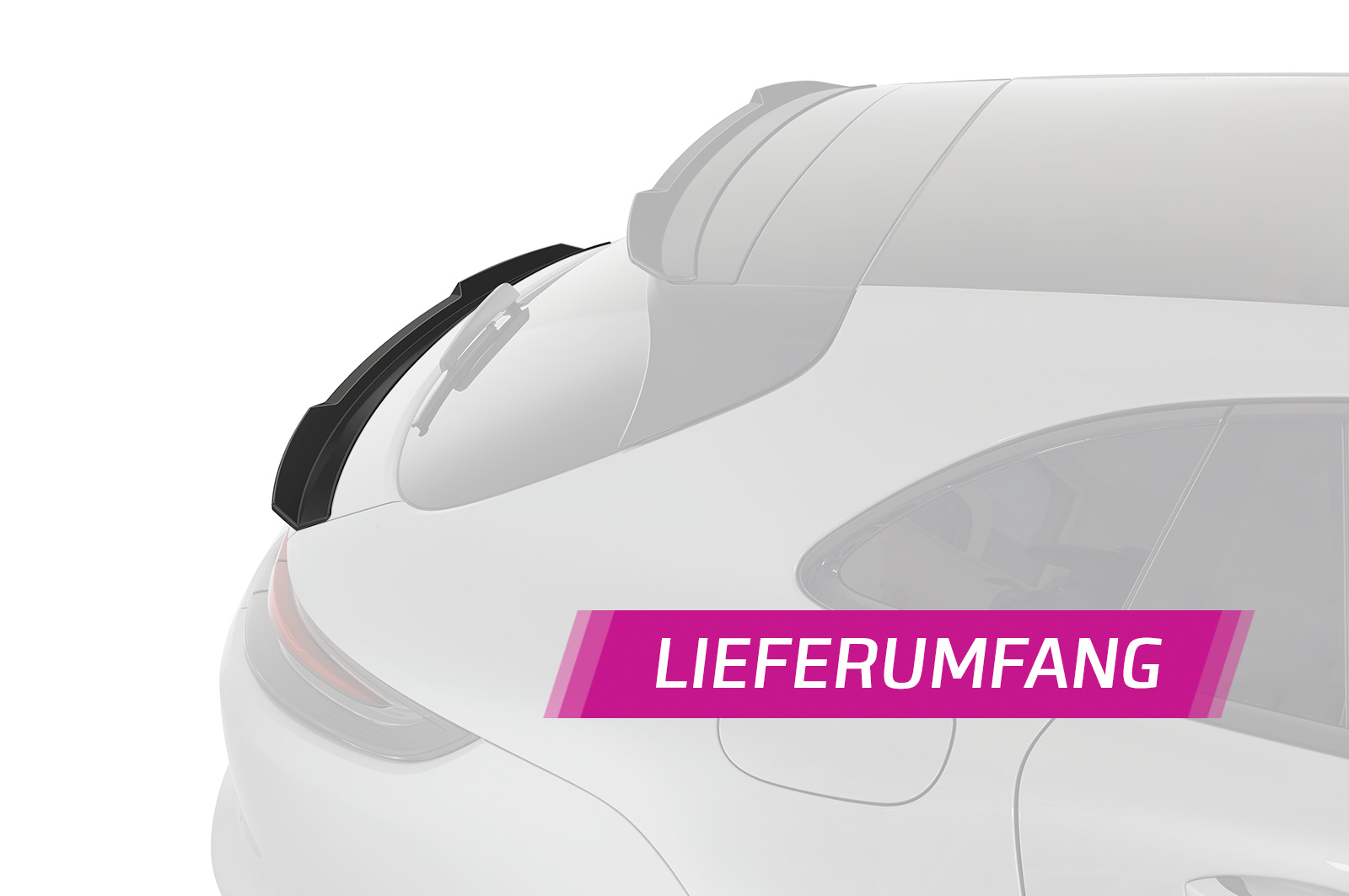Becquet / Extension CAP pour Porsche Panamera 2 (Typ 971) Sport Turismo (depuis 2017) - Fabriqué en ABS (6 finitions au choix)