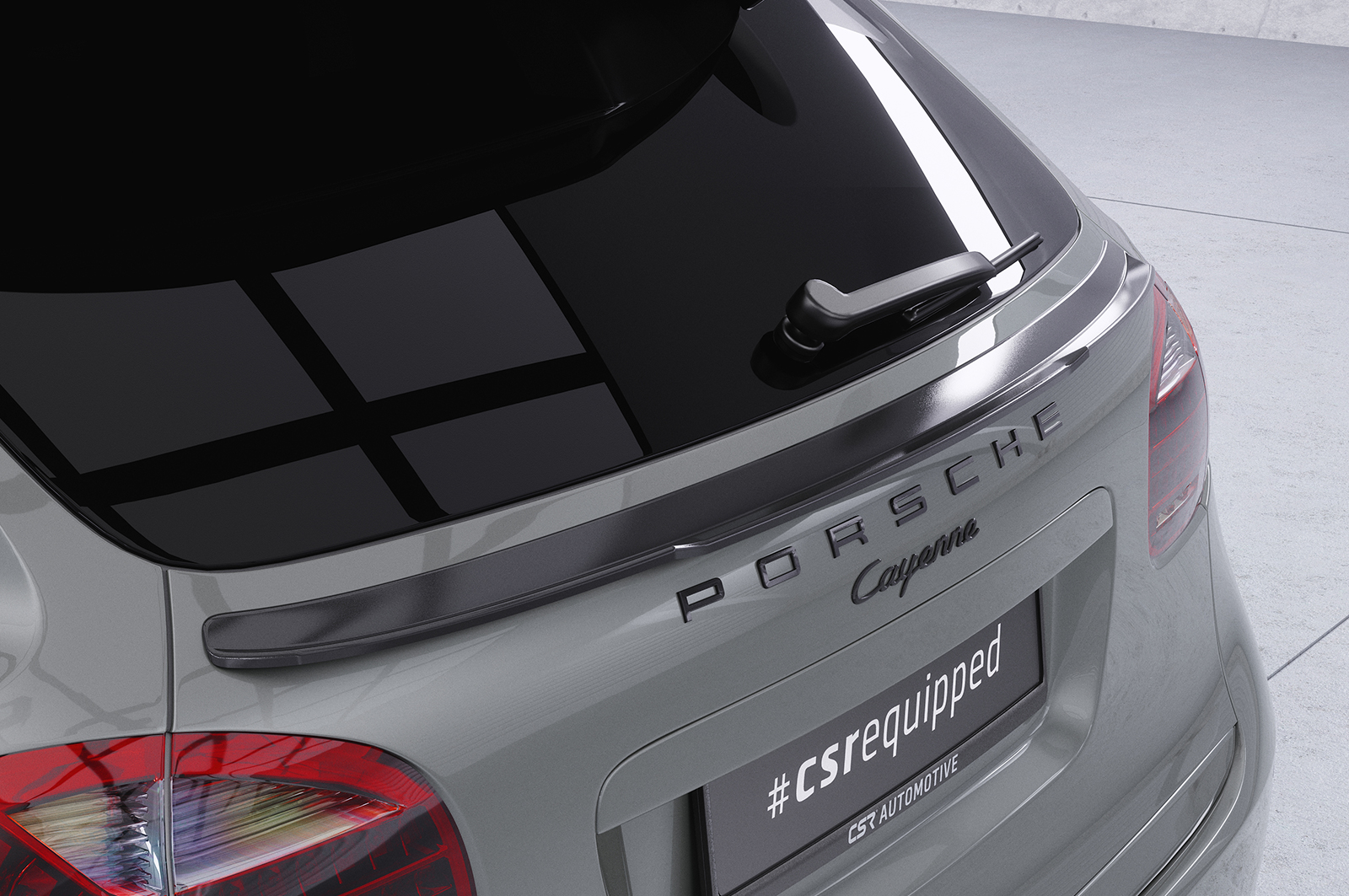 Becquet / Extension CAP pour Porsche Cayenne Typ 92A toutes carrosseries (2010-2017) - Fabriqué en ABS (6 finitions au choix)