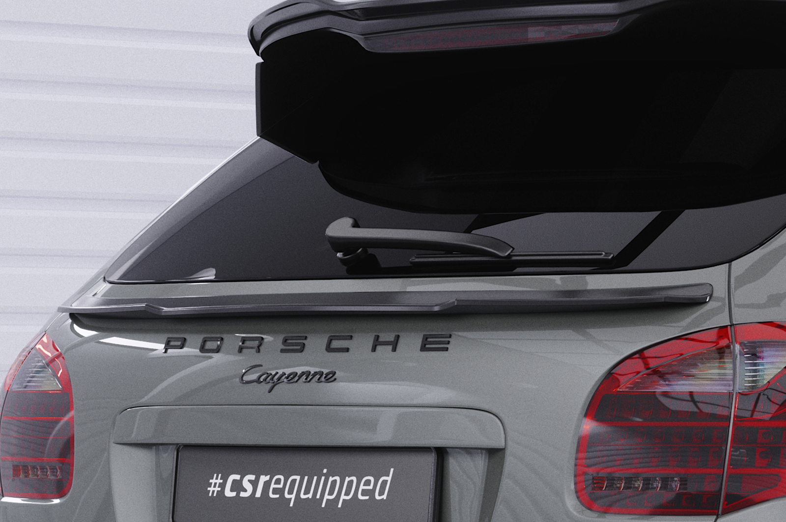 Becquet / Extension CAP pour Porsche Cayenne Typ 92A toutes carrosseries (2010-2017) - Fabriqué en ABS (6 finitions au choix)