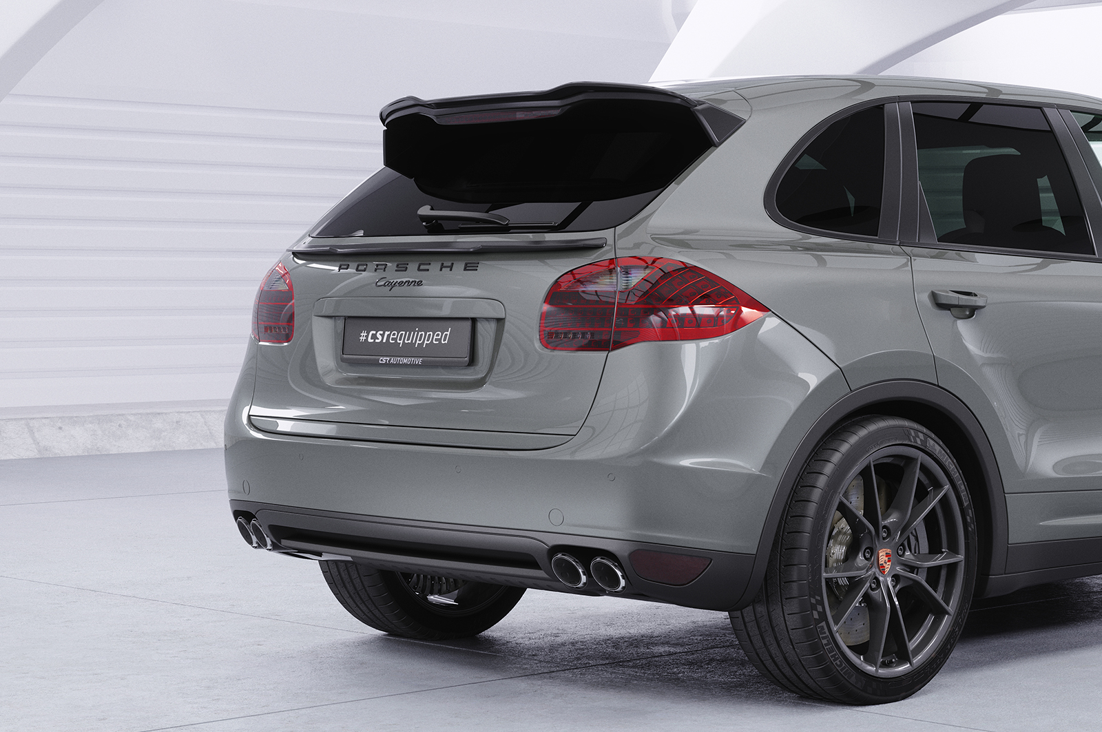 Becquet / Extension CAP pour Porsche Cayenne Typ 92A toutes carrosseries (2010-2017) - Fabriqué en ABS (6 finitions au choix)