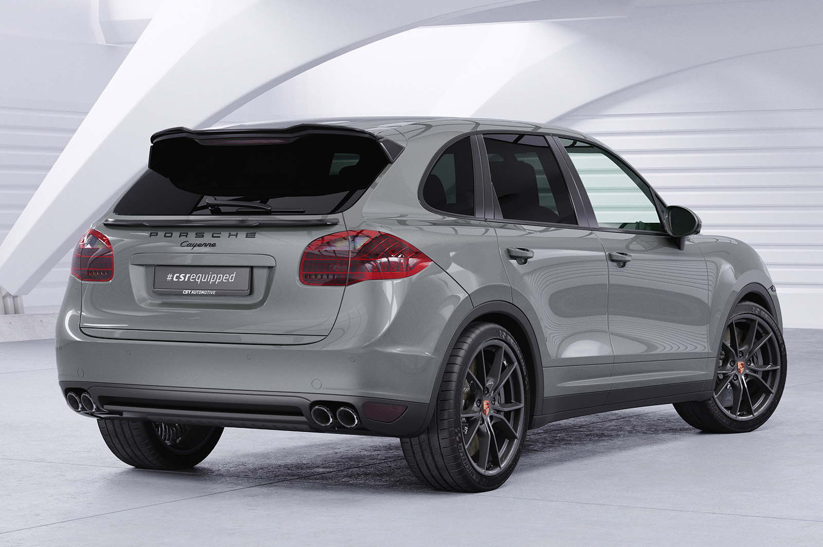 Becquet / Extension CAP pour Porsche Cayenne Typ 92A toutes carrosseries (2010-2017) - Fabriqué en ABS (6 finitions au choix)