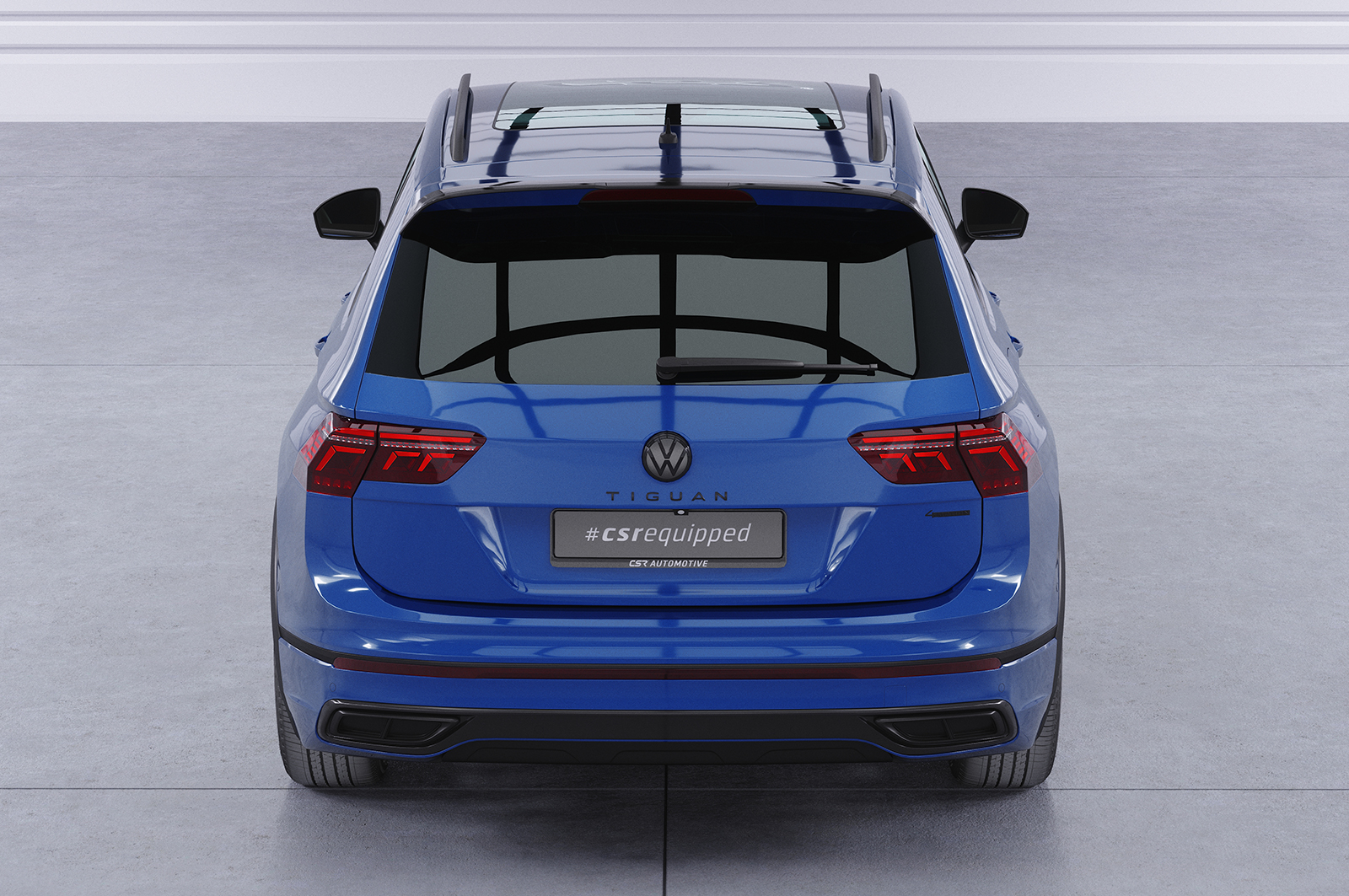 Becquet / Extension CAP pour VW Tiguan II (Typ AD1) R / R-Line (depuis 2016) - Fabriqué en ABS (6 finitions au choix)