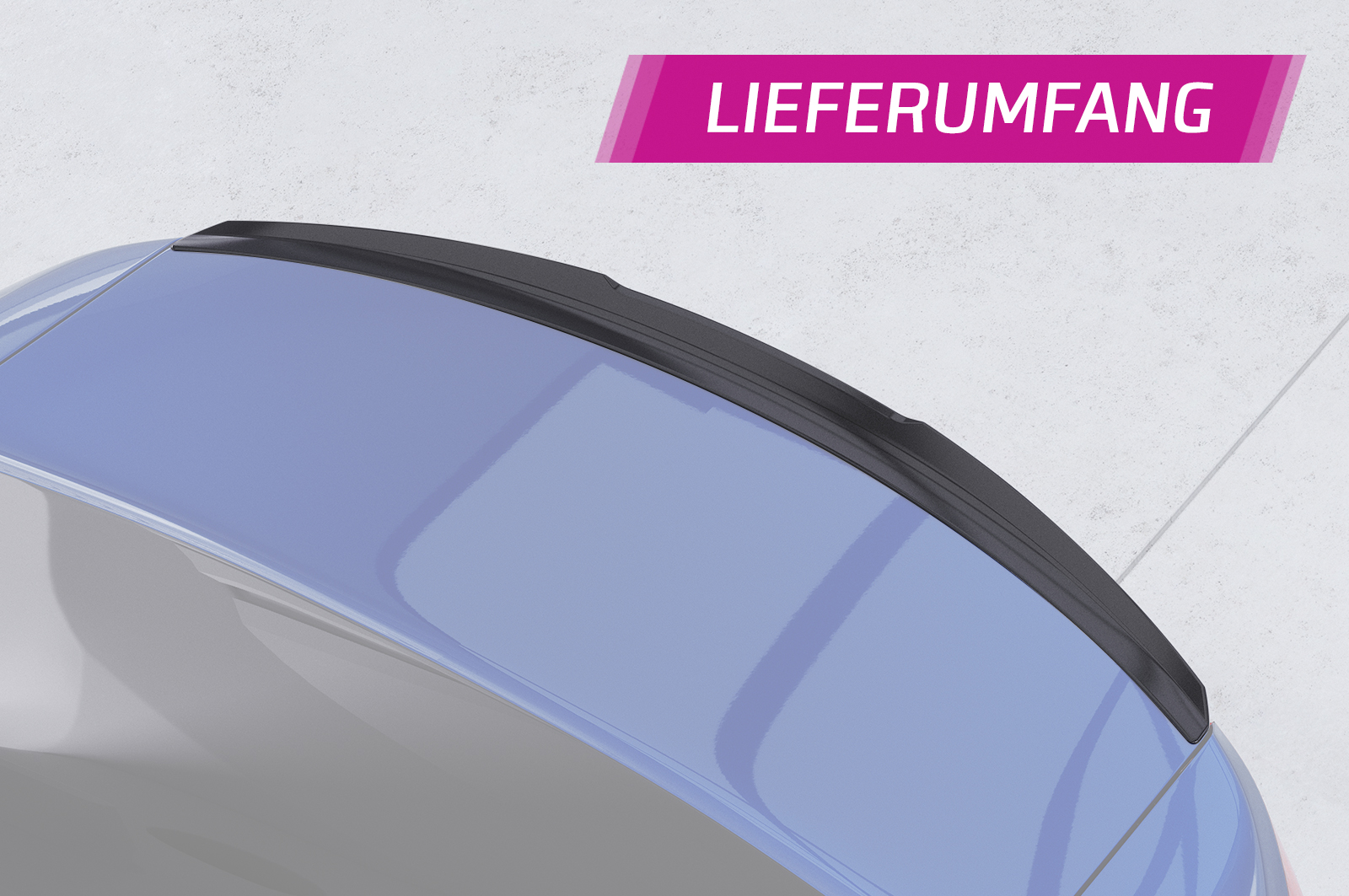 Becquet / Extension CAP pour Mercedes-Benz CLK C209 coupé / A209 cabriolet (2002-2010) - Fabriqué en ABS (6 finitions au choix)