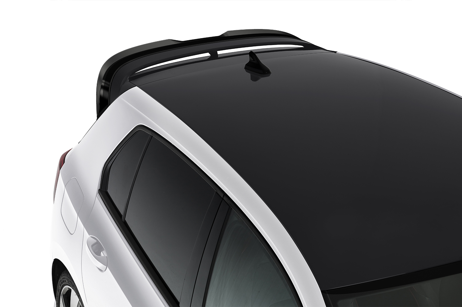 Becquet / Extension CAP pour VW Golf 8 (Typ CD) GTI Clubsport / GTI Clubsport 45 / R avec aileron Clubsport (depuis 2020) - Fabriqué en ABS (6 finitions au choix)