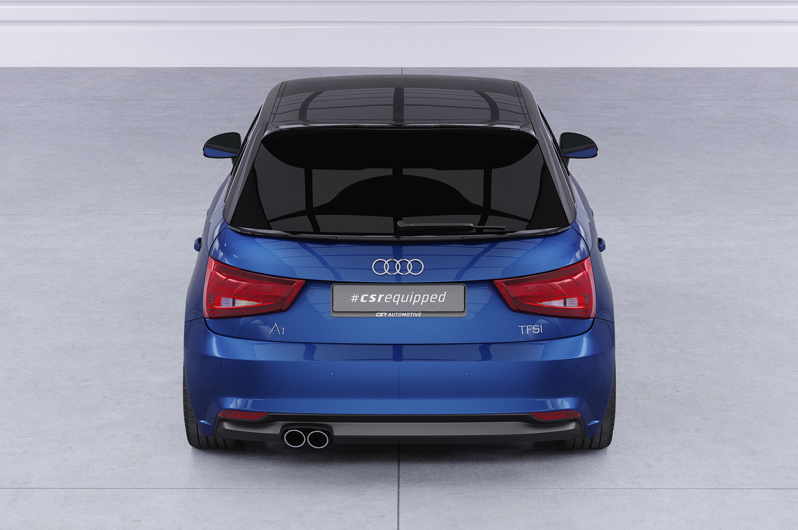 Becquet / Extension CAP pour Audi A1 8X Sportback (5 portes) facelift (2015-2018) - Fabriqué en ABS (6 finitions au choix)