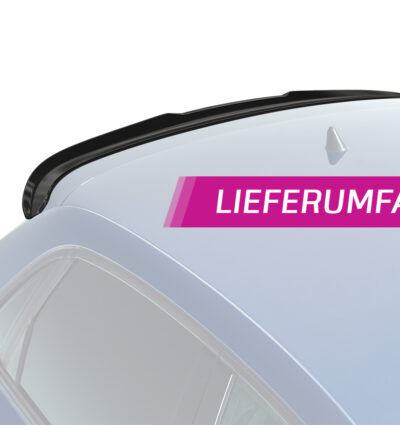 Becquet / Extension CAP pour Audi A1 8X Sportback (5 portes) facelift (2015-2018) - Fabriqué en ABS (6 finitions au choix)