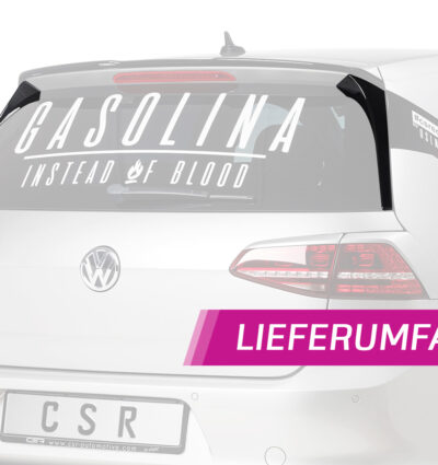 Becquet / Extension CAP pour VW Golf 7 finition de base (2012-2019) - Fabriqué en ABS (6 finitions au choix)