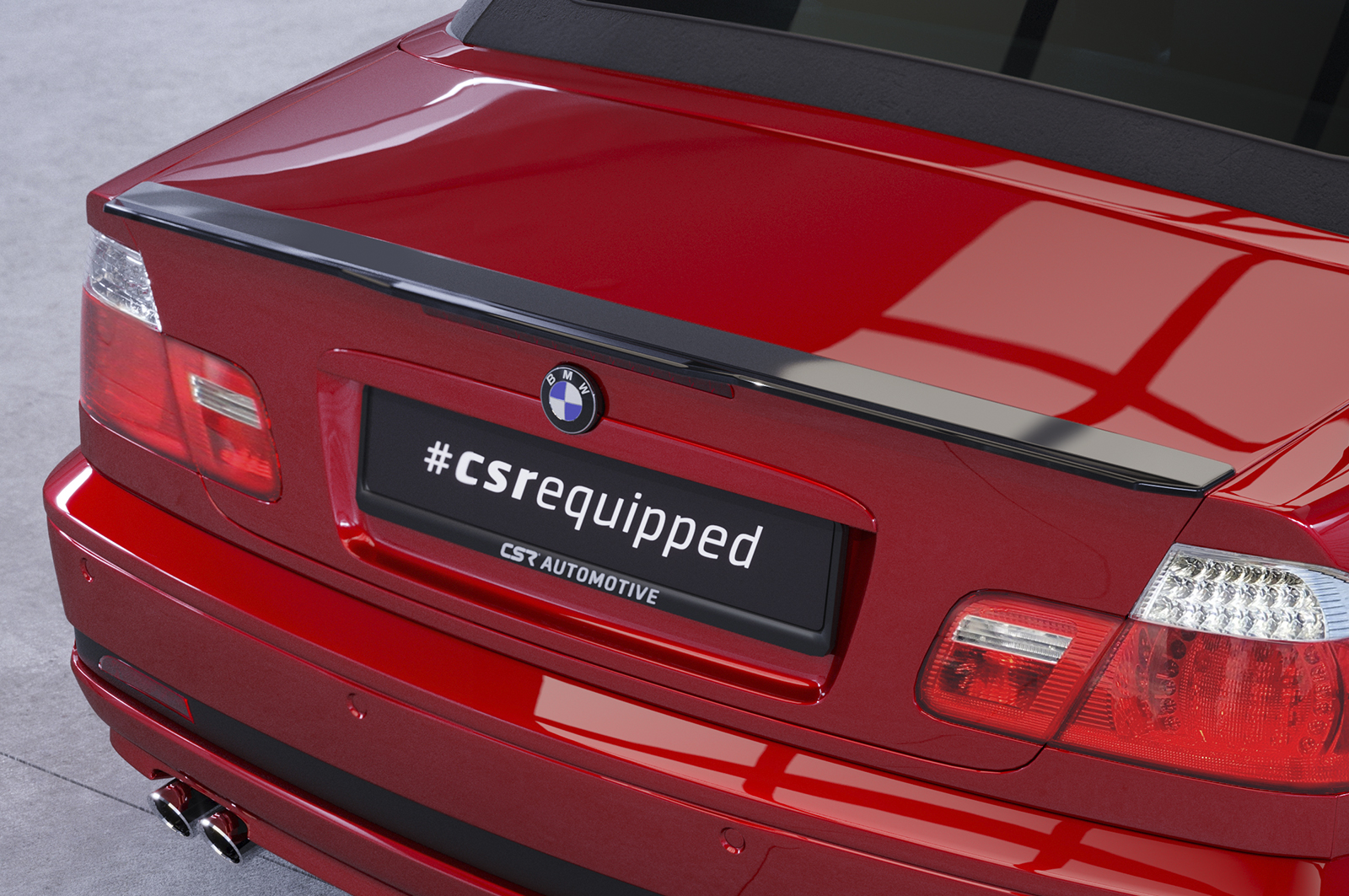 Becquet / Extension CAP pour BMW Série 3 E46 cabriolet / coupé (1998-2007) - Fabriqué en ABS (6 finitions au choix)