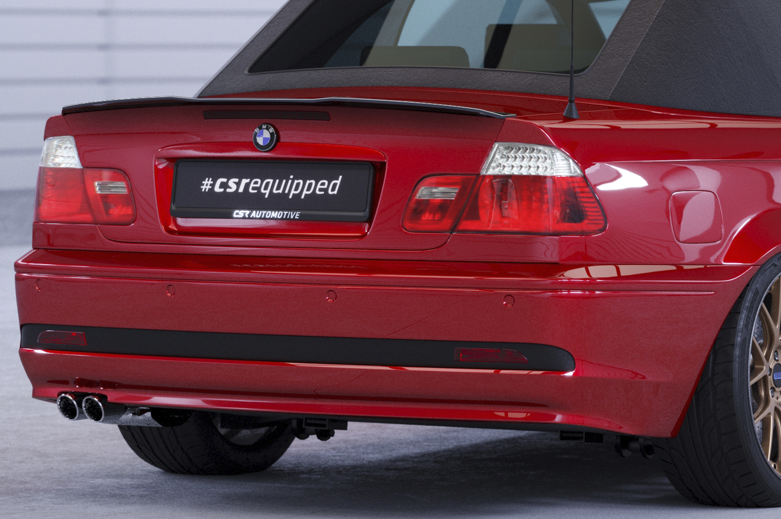 Becquet / Extension CAP pour BMW Série 3 E46 cabriolet / coupé (1998-2007) - Fabriqué en ABS (6 finitions au choix)