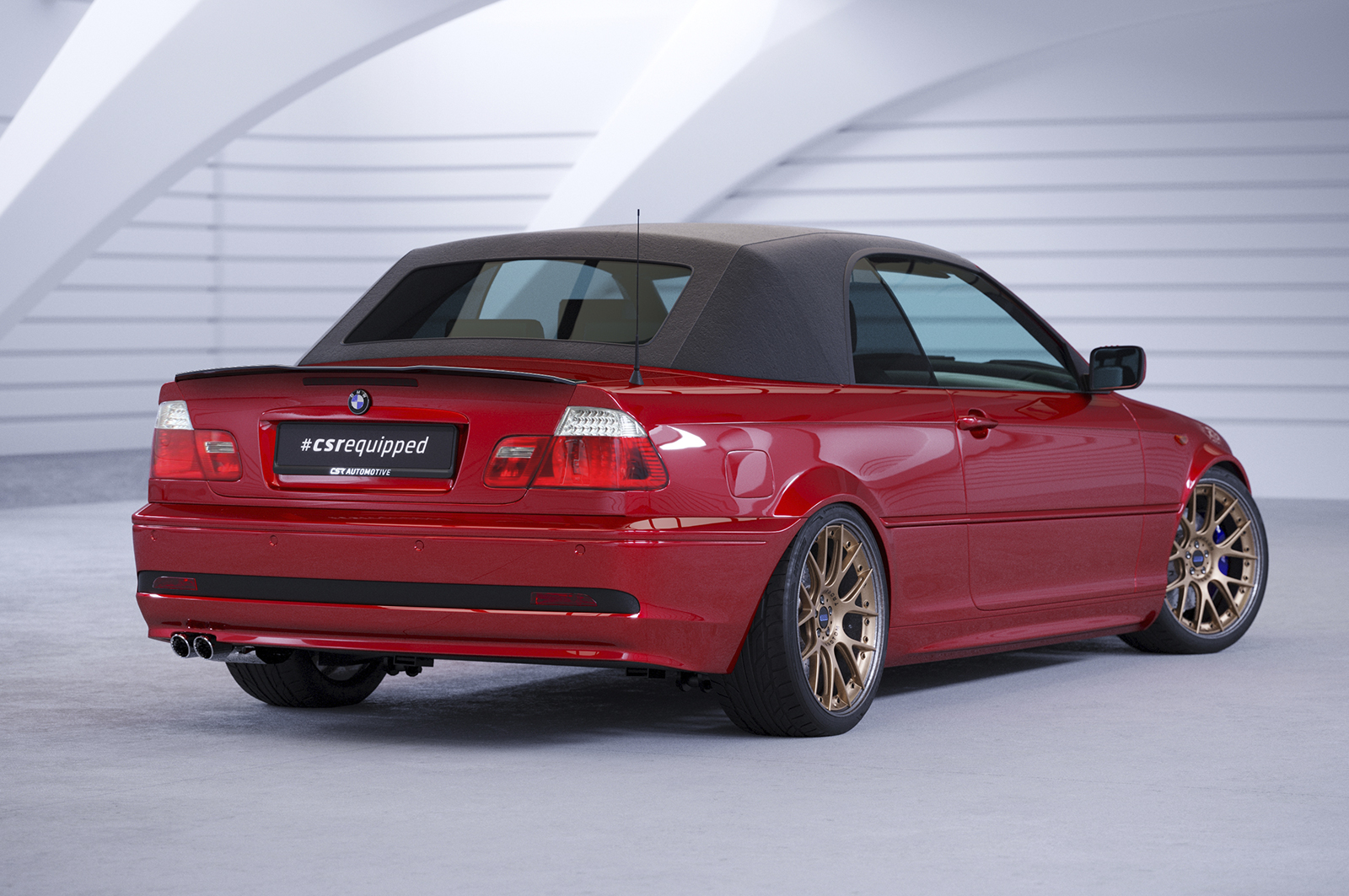 Becquet / Extension CAP pour BMW Série 3 E46 cabriolet / coupé (1998-2007) - Fabriqué en ABS (6 finitions au choix)