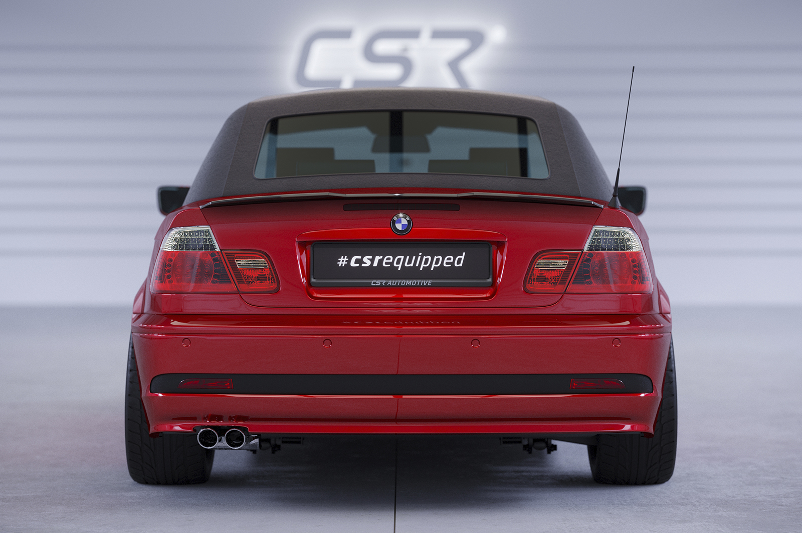 Becquet / Extension CAP pour BMW Série 3 E46 cabriolet / coupé (1998-2007) - Fabriqué en ABS (6 finitions au choix)