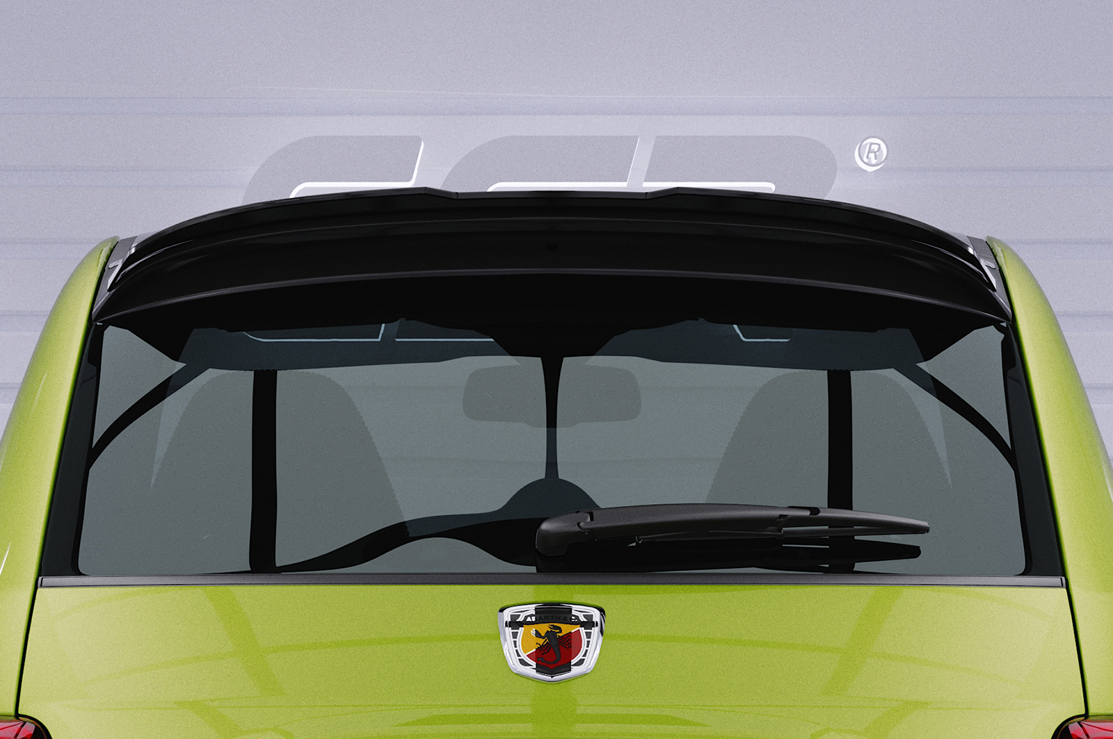Becquet / Extension CAP pour Fiat Abarth 595 toutes carrosseries (depuis 08/2012) - Fabriqué en ABS (6 finitions au choix)