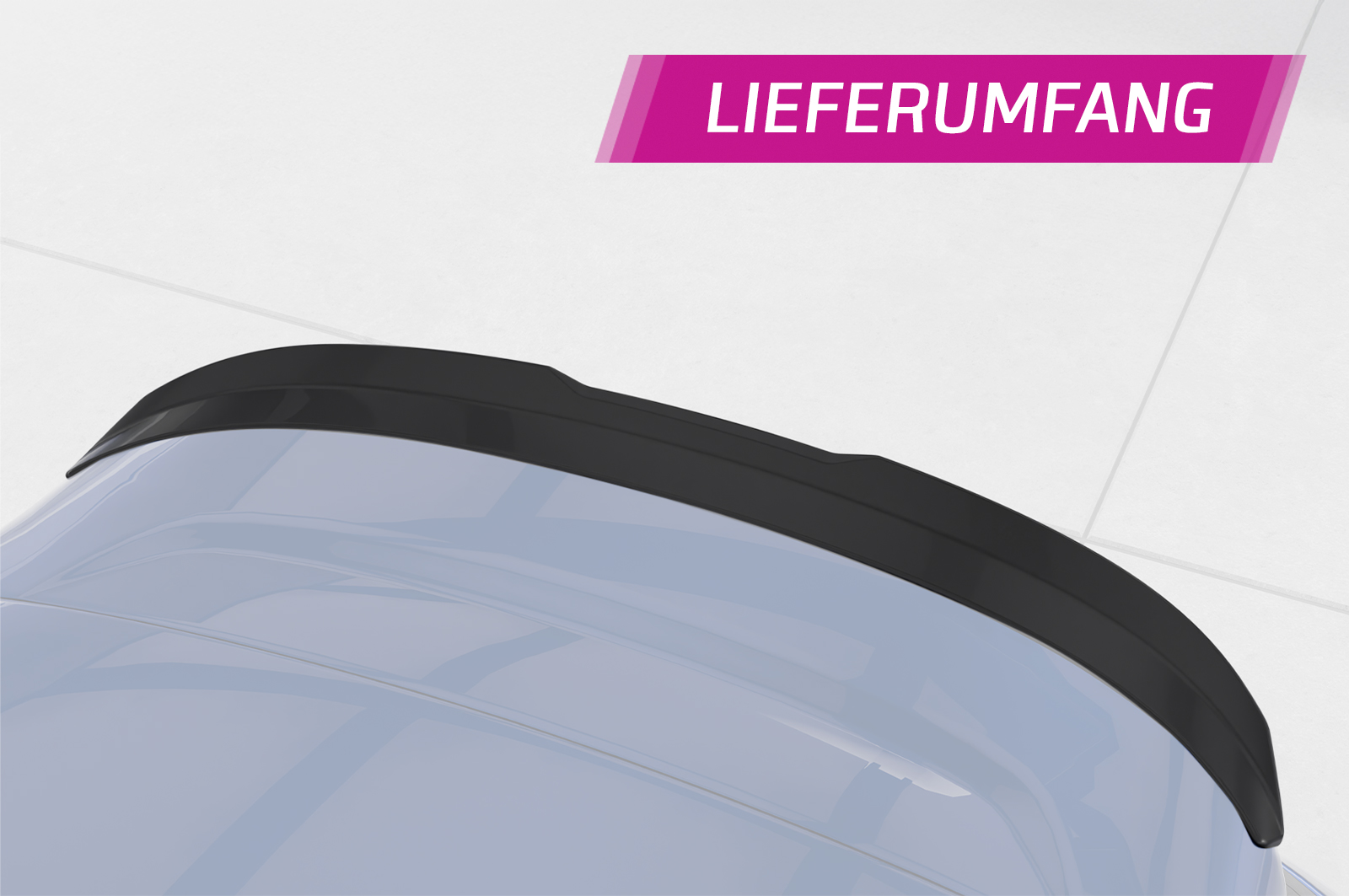 Becquet / Extension CAP pour Fiat Abarth 595 toutes carrosseries (depuis 08/2012) - Fabriqué en ABS (6 finitions au choix)