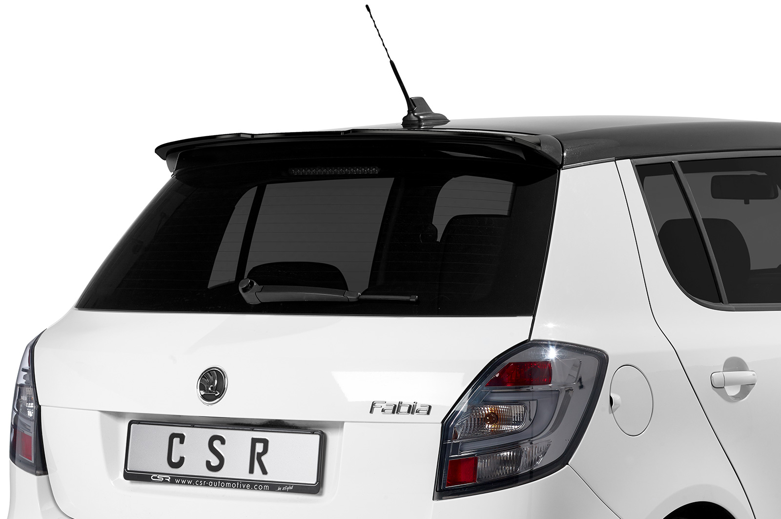Becquet / Extension CAP pour Skoda Fabia 2 (Typ 5J) RS (2010-2014) - Fabriqué en ABS (6 finitions au choix)
