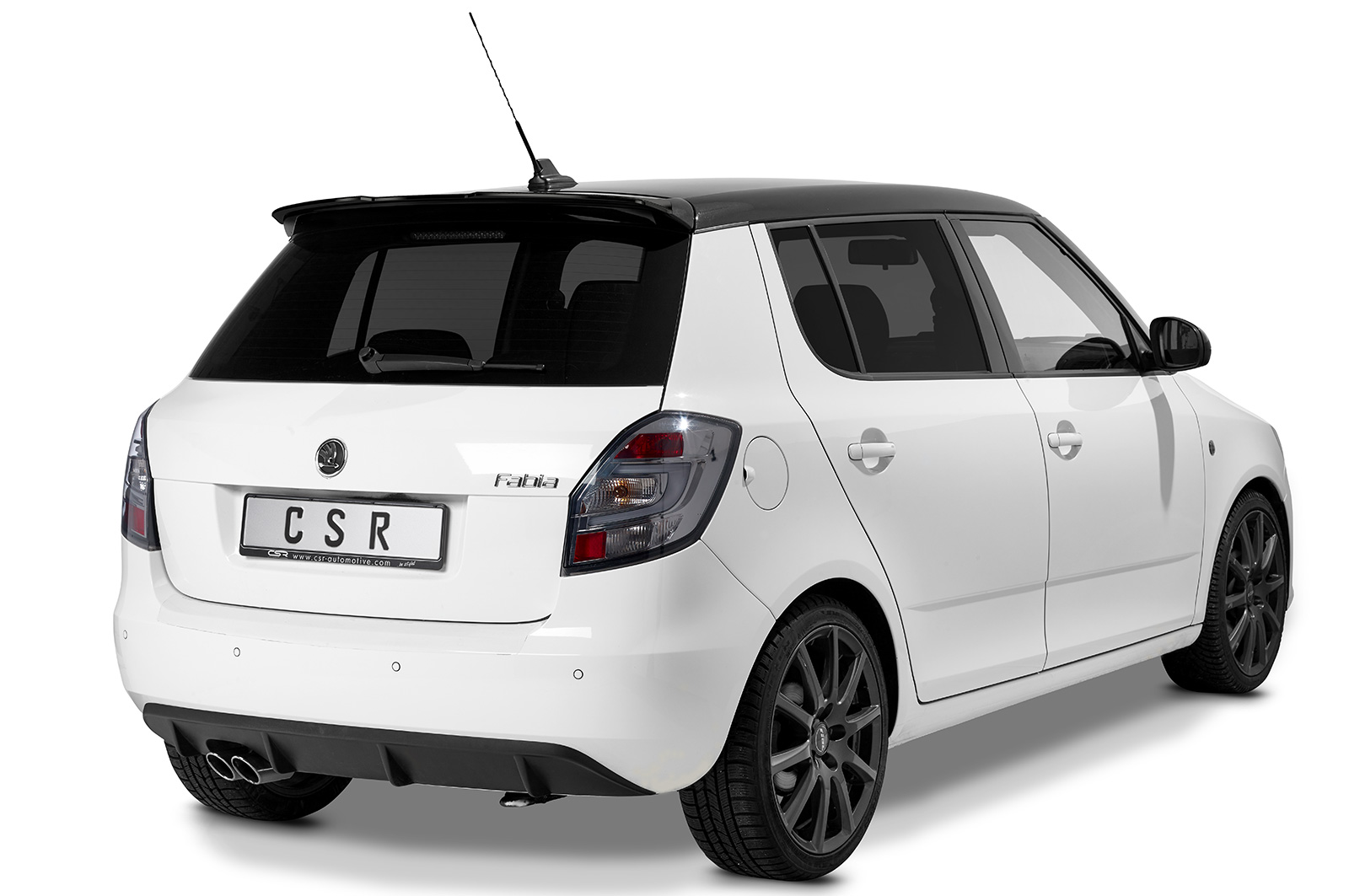 Becquet / Extension CAP pour Skoda Fabia 2 (Typ 5J) RS (2010-2014) - Fabriqué en ABS (6 finitions au choix)