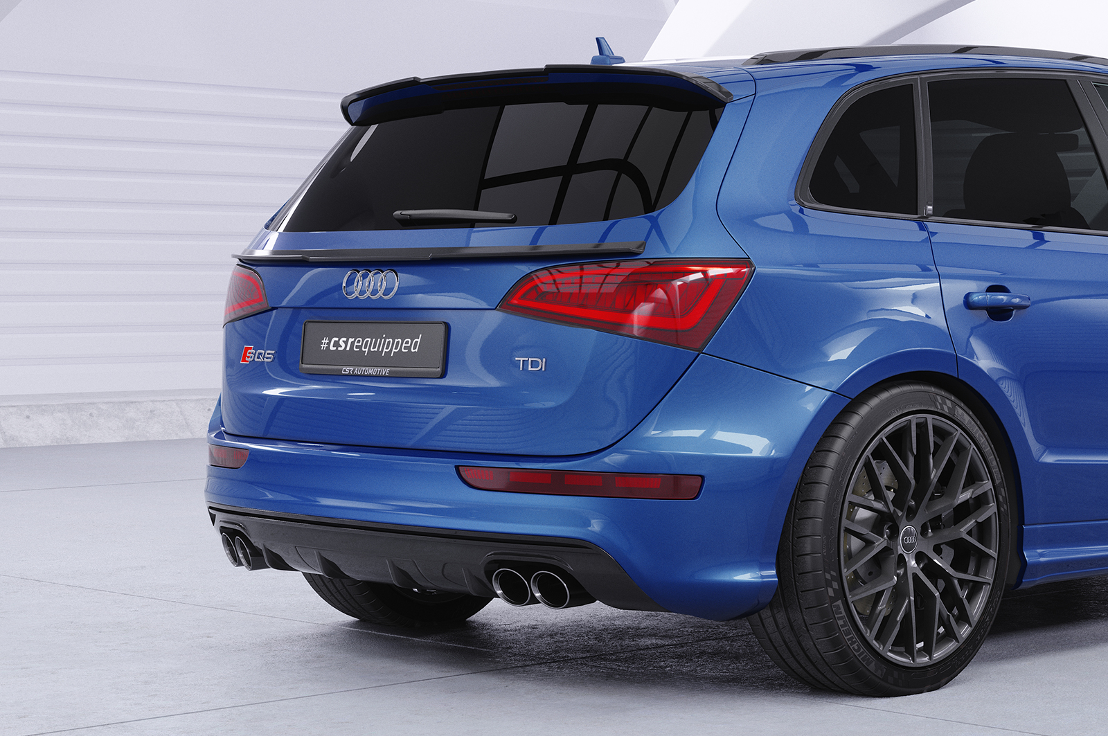 Becquet / Extension CAP pour Audi SQ5 (8R) toutes carrosseries (2012-2017) - Fabriqué en ABS (6 finitions au choix)