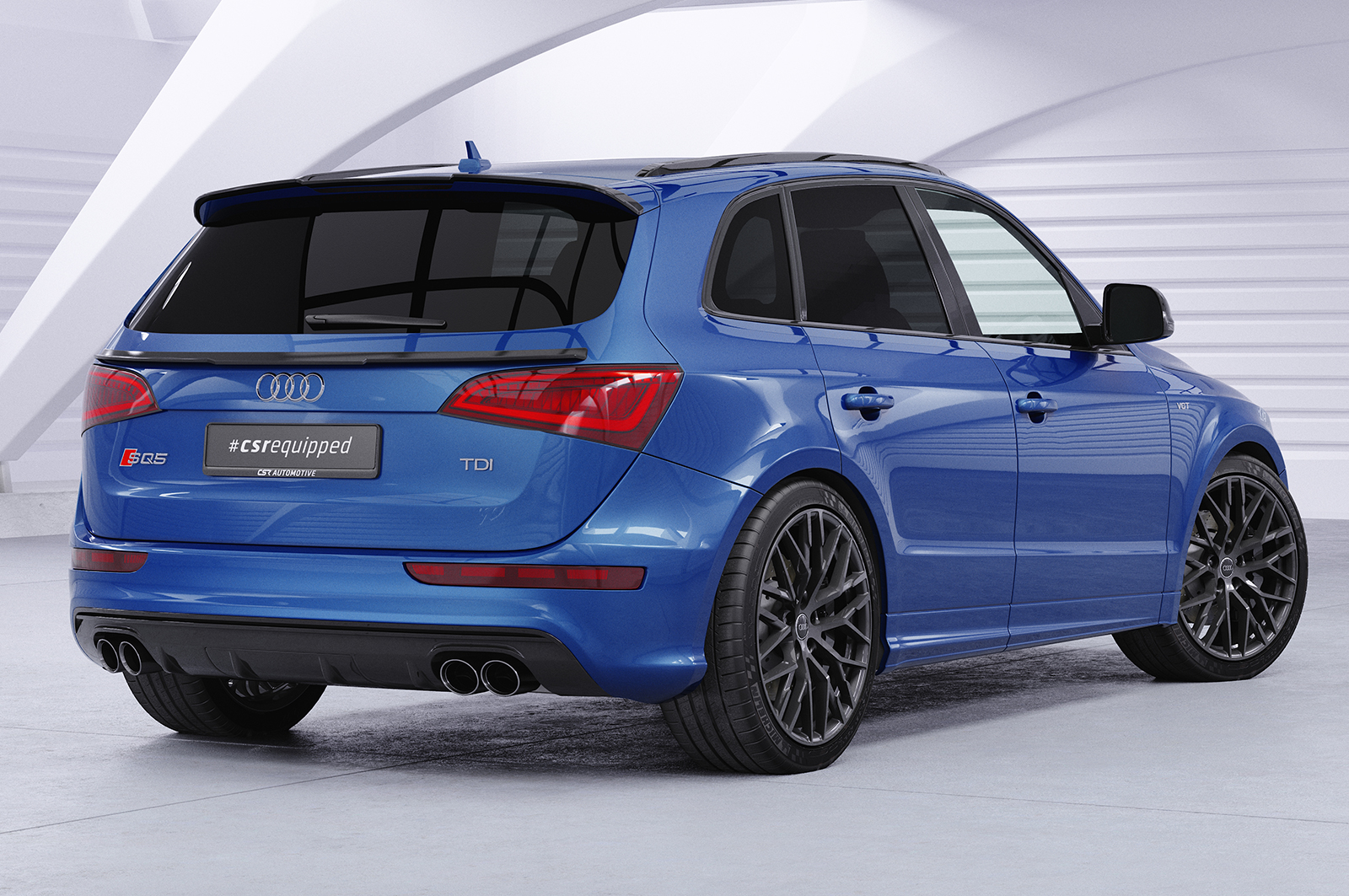 Becquet / Extension CAP pour Audi SQ5 (8R) toutes carrosseries (2012-2017) - Fabriqué en ABS (6 finitions au choix)