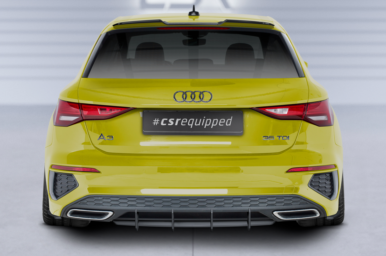 Becquet / Extension CAP pour Audi S3 (8Y) Sportback (depuis 2020) - Fabriqué en ABS (6 finitions au choix)