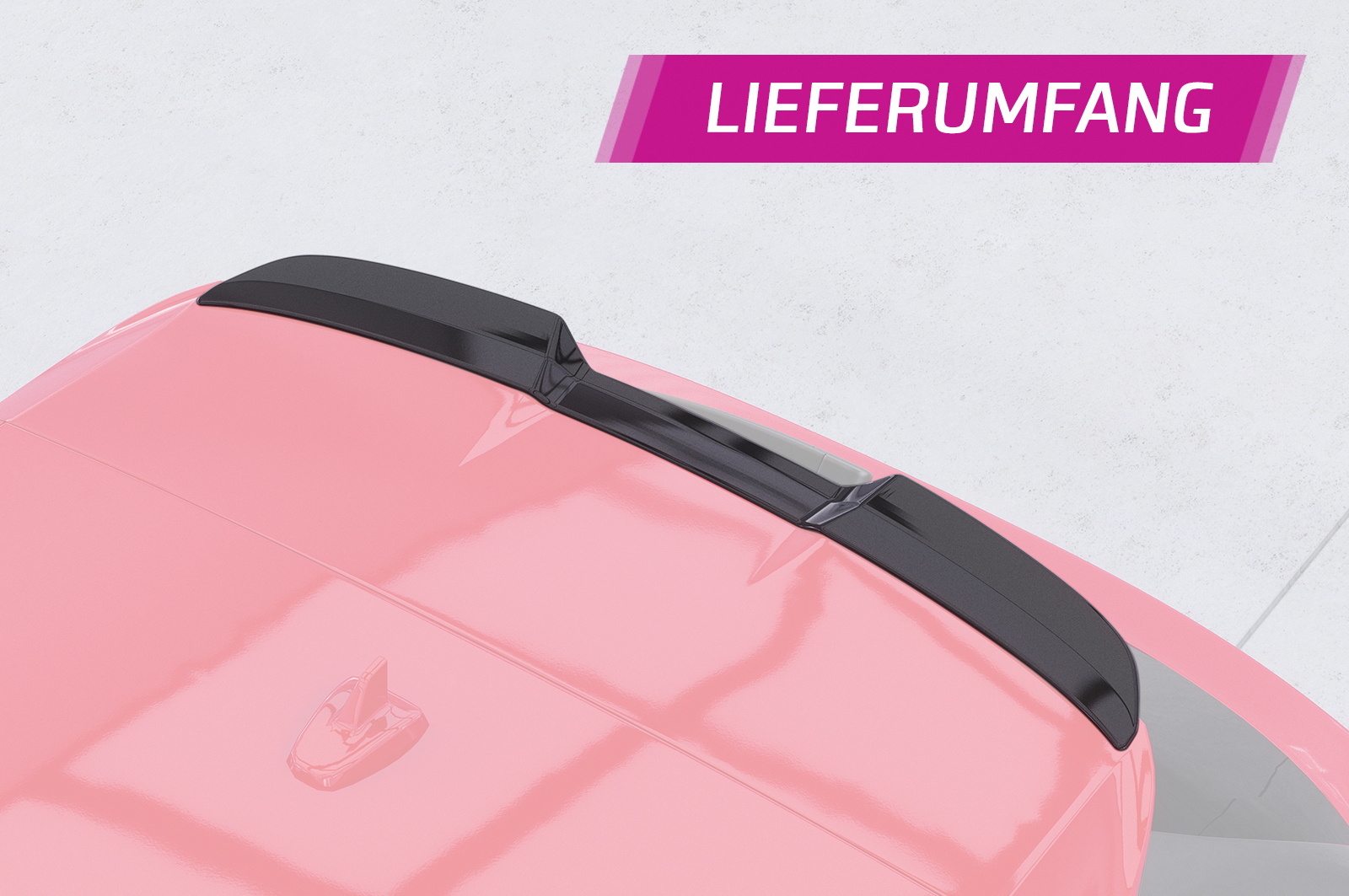 Becquet / Extension CAP pour Audi S3 (8Y) Sportback (depuis 2020) - Fabriqué en ABS (6 finitions au choix)