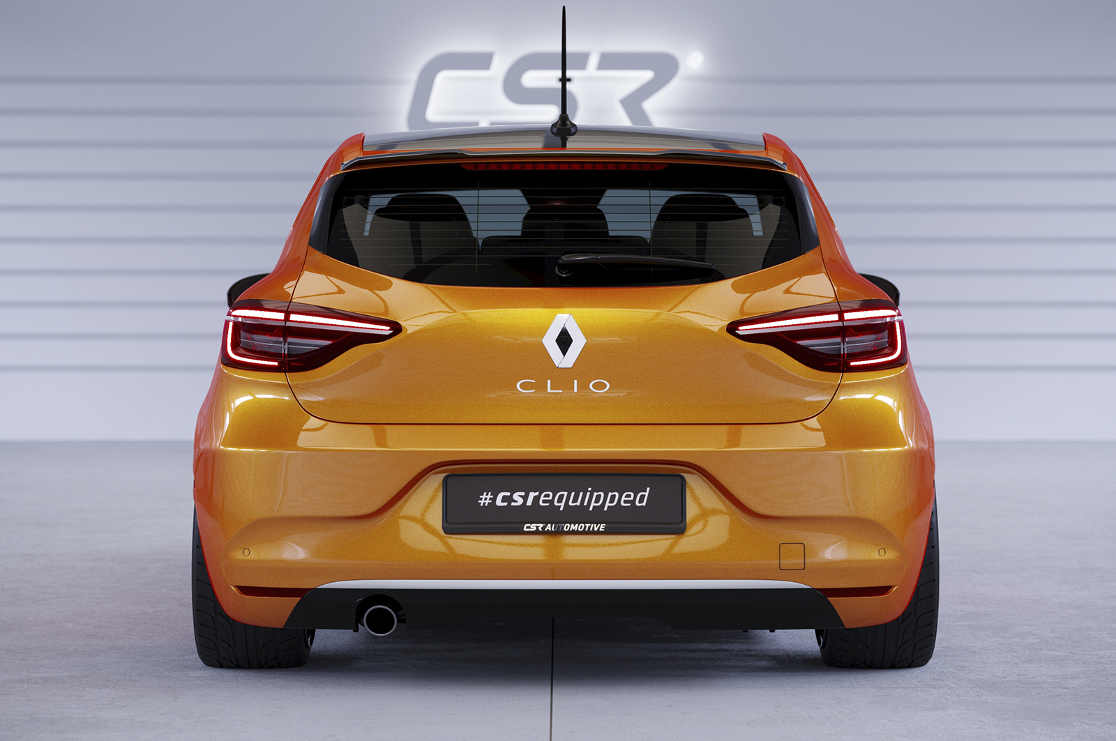 Becquet / Extension CAP pour Renault Clio V toutes carrosseries (depuis 2019) - Fabriqué en ABS (6 finitions au choix)