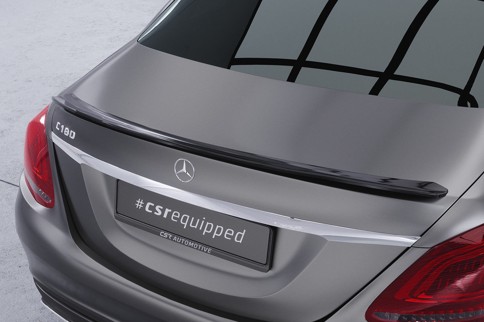 Becquet / Extension CAP pour Mercedes-Benz Classe C W205 berline tricorps (depuis 02/2014) - Fabriqué en ABS (6 finitions au choix)