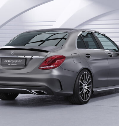 Becquet / Extension CAP pour Mercedes-Benz Classe C W205 berline tricorps (depuis 02/2014) - Fabriqué en ABS (6 finitions au choix)