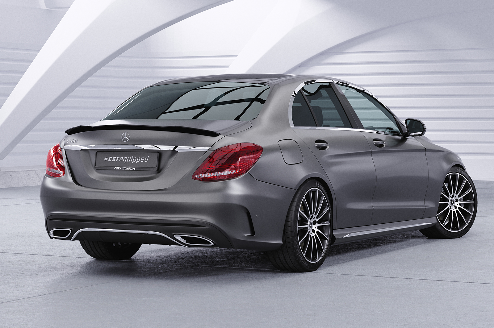 Becquet / Extension CAP pour Mercedes-Benz Classe C W205 berline tricorps (depuis 02/2014) - Fabriqué en ABS (6 finitions au choix)