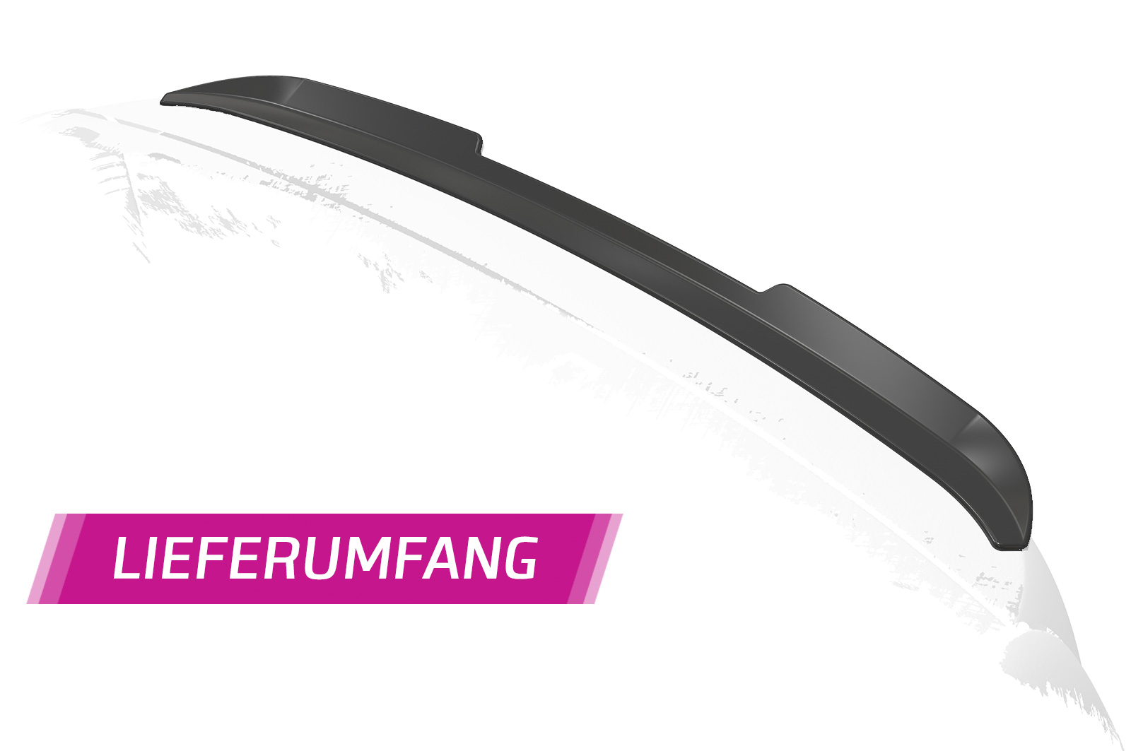 Becquet / Extension CAP pour VW Caddy IV (Typ SA) 2. facelift (Caddy III 2K) (06/2015-09/2020) - Fabriqué en ABS (6 finitions au choix)