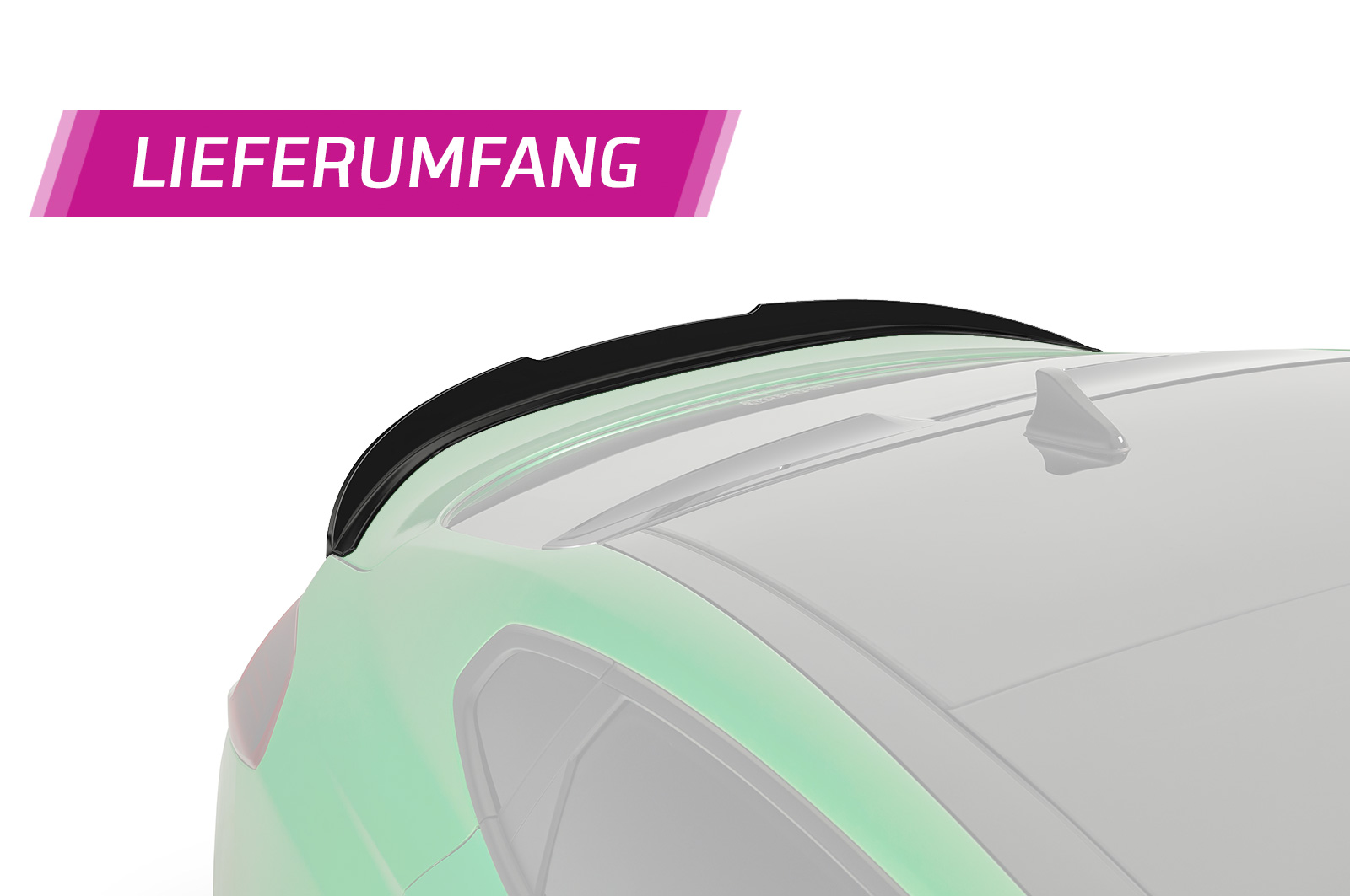 Becquet / Extension CAP pour Hyundai I30 N (PD) Fastback (depuis 2017) - Fabriqué en ABS (6 finitions au choix)