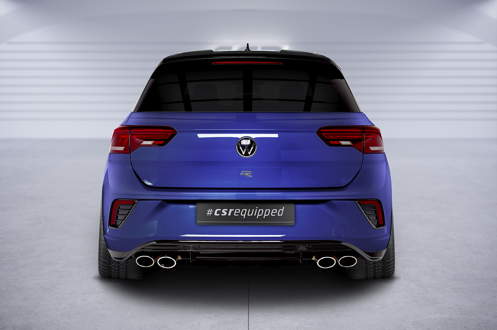 Becquet / Extension CAP pour VW T-Roc (Typ A1) R (depuis 08/2019) - Fabriqué en ABS (6 finitions au choix)