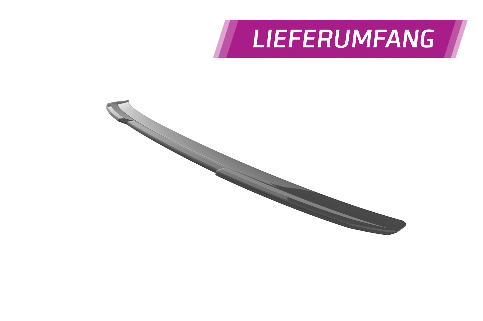 Becquet / Extension CAP pour VW T-Roc (Typ A1) R (depuis 08/2019) - Fabriqué en ABS (6 finitions au choix)