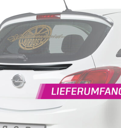 Becquet / Extension CAP pour Opel Corsa E 3 portes (2014-2019) - Fabriqué en ABS (6 finitions au choix)
