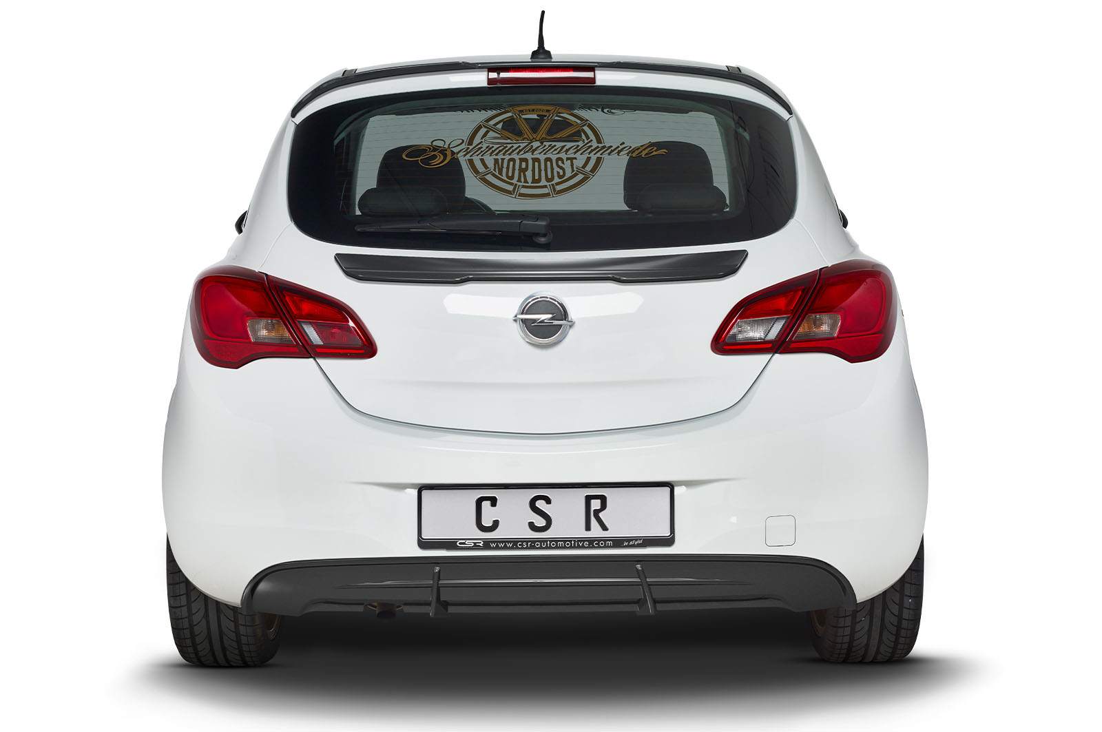 Becquet / Extension CAP pour Opel Corsa E 3 portes (2014-2019) - Fabriqué en ABS (6 finitions au choix)