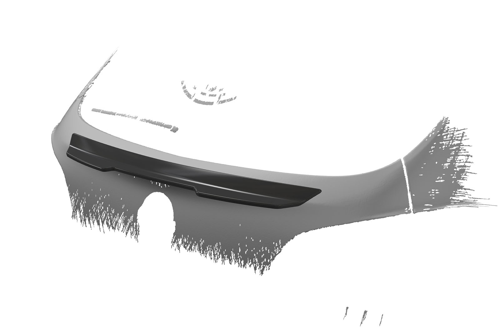 Becquet / Extension CAP pour Opel Corsa E 3 portes (2014-2019) - Fabriqué en ABS (6 finitions au choix)
